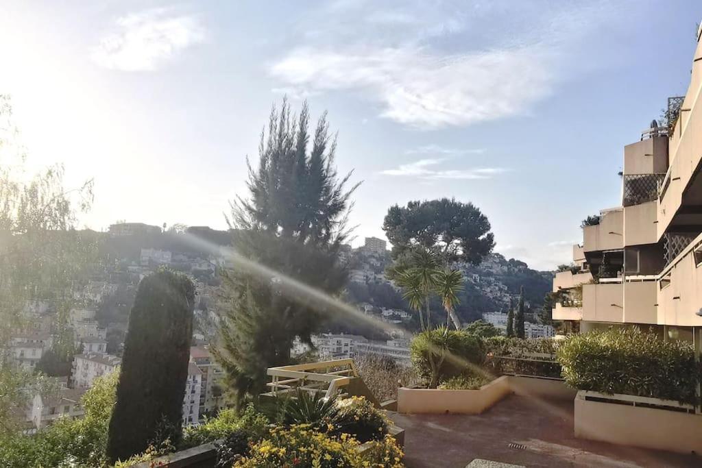 Appartement Nice Centre Vue Mer Avec Piscine Pour Famille, Couple D'Amis Pas De Groupes De Jeunes Autorises Exterior foto